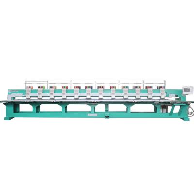 China Factory Hongtian 9 Needles 12 Heads Automated Flat Embroidery Machine for sale