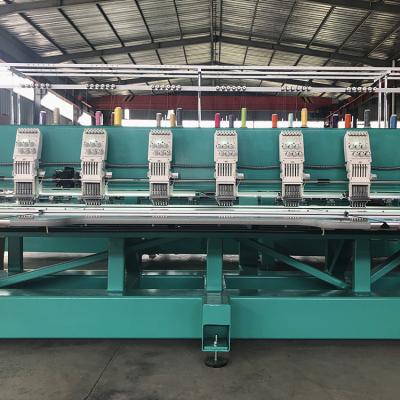 China Factory Hongtian 6 Needles 20 Heads Automated Flat Embroidery Machine for sale