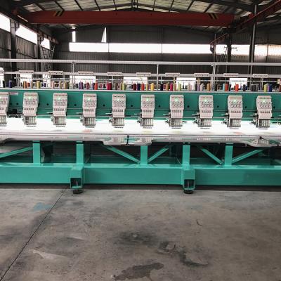 China Factory 2020 9 needles 20 heads replace Zhuji flat high speed embroidery machine for sale