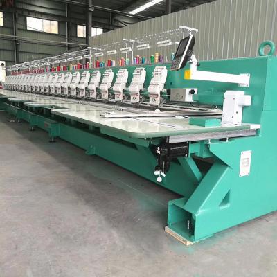 China Factory Hongtian 9 Needle 24 Head Flat Embroidery Machine for sale