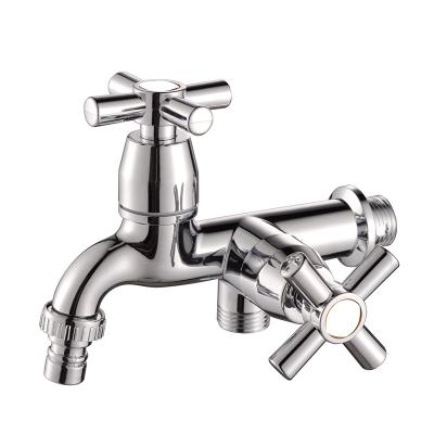 China Factory supply low price modern water faucet polished ABS chrome bib quick open faucet for sale