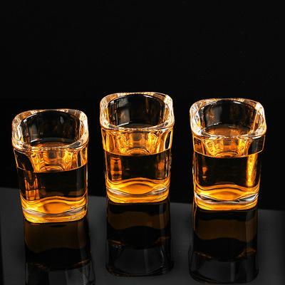 China Amazon Viable Hot Sale Small Bar Whiskey Whiskey Vodka Brandy Tequila Wine Liquor Shot Glass 60ml for sale