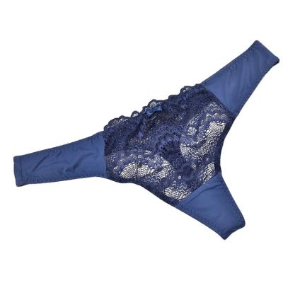 China Manufacturer Best Quality Women Direct Viable Lace Thong G-String Panties for sale