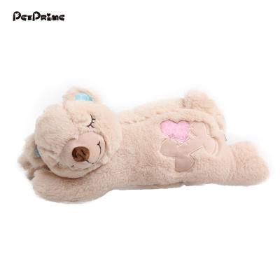 China Petprime Dog Heartbeat Stuffed Toy For Dog Pet Soft Stuffed Viable Toy With Package Puppy Worry Relief Plush Warmer Toy for sale