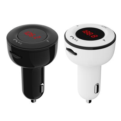 China Support 2.4A USB Charging BT Smart Car Charger Car Kit FM Transmitter Car mp3 Player 2.4A Wireless Phone Charger Adapter Handsfree Music Player for sale