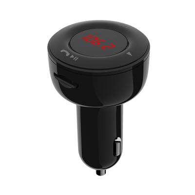 China Support 2.4A USB Charging Car FM Transmitter Car MP3 Player Electronics USB Auto Fast Charger Radio Mini Car Music Player for sale