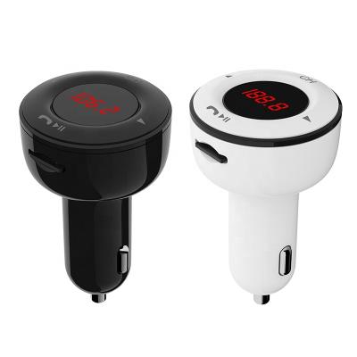 China Support 2.4A USB High Quality Smart Radio Car Kit FM Transmitter Car Mp3 Player Phone Charger Adapter Charging Handsfree Music Player for sale