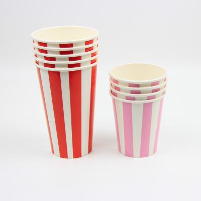 China Disposable Popular Cold Drink Paper Cups Custom Printing Your Own Design On It for sale