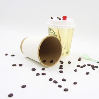 China Disposable Disposable Double Wall Paper Cups For Hot Drink From China for sale