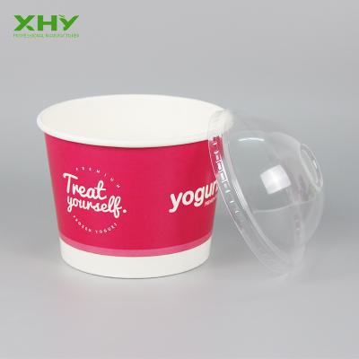 China disposable disposable paper cup for ice cream packaging/snow ice cream paper cup for sale