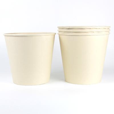 China Disposable Hot Selling Disposable Paper Pulp Popcorn Bamboo Buckets For Cinema for sale