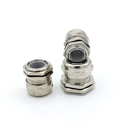 China page ip68 brass wire metal brass through cable glands type pg9 type for sale