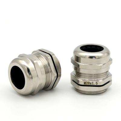 China Waterproof Brass M28 Cable Gland for sale