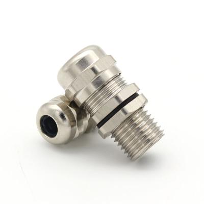 China IP 68 Longer Wire Type Brass Cable Gland Waterproof With CE Rohs for sale