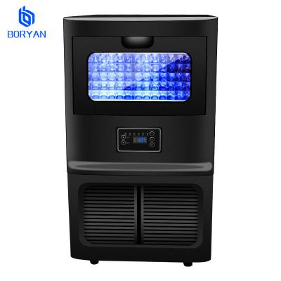 China Commercial hotel ice maker machine, 35kg ice cube maker contract free ice cube machine for bar, home, office, restaurant for sale