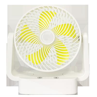 China Adjustable Angle USB Desktop Electric Battery Rechargeable Air Circulation Fan Small Mini Portable for sale