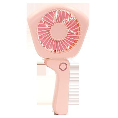 China Self-regulating Mini Usb Bladelss Electricfan Desktop 3 Speed ​​Angle Adjustable Real Hand Small Fan for sale