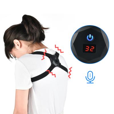 China Smart Vibrating Smart Belt Corrector Portable Back Brace Voice Reminder Students Posture Corrector Belt for sale