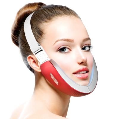 China 2021 Face Lift Bestselling LED Photon Therapy Face Slimming V-face Galvanic Care Massager Facial Lifting Device for sale