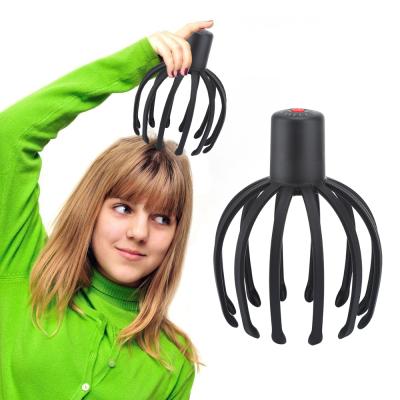 China Head USB Rechargeable Stress Relieve Machine Handheld Electric Claw Scalp Octopus SPA Head Massager for sale