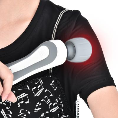 China USB Rechargeable Body Relieve Massager Cordless Massage Stick Muscle Vibration Full Body Handheld Electric Wireless Wand Massager for sale