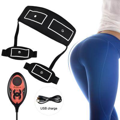 China ABS EMS Leg Burner Butt Fat Lifting Slimming Belt Rechargeable Muscle Stimulator Thigh Leg Hip Inner Trainer for sale