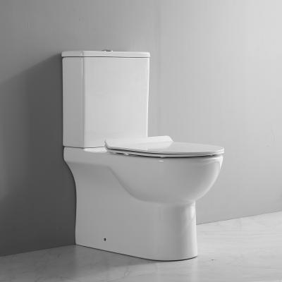 China High Quality Rimless Sanitary Wc Sanitary Toilet Double-flush With Back To Wall P Trap Toilet And Two Piece Toilet for sale