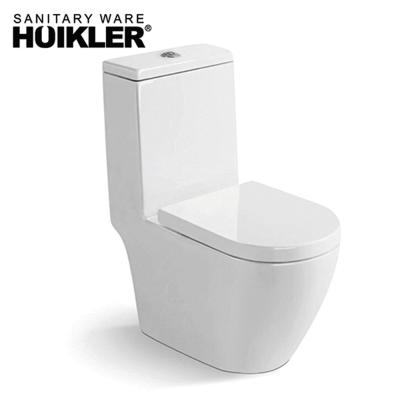 China Good Quality New Design Double-flush Ceramic Sanitary Ware Bathroom Washdown S Trap 250mm One Piece WC Toilet Bowl With Cheapest Prices for sale