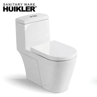 China Double-Flow New Ceramic Toilet Commode Washdown Toilet Bowl Manufacturers For Production WC One Piece Toilet for sale