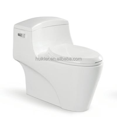 China Double-Flow Bathroom Washdown Toilet One Piece Price for sale