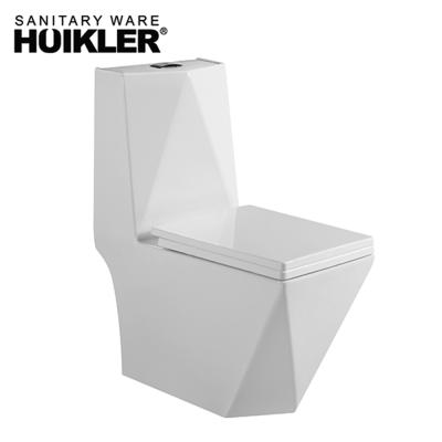 China Sanitary Wares Ceramics Model Double-Flow Sale Voucher One-Piece Toilet WC WC Bathroom Washdown With Cheap Price for sale