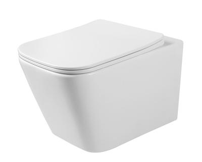 China High Quality Double-Flow Bathroom Economical Ceramic WC One Piece Wall Hung Toilet From China for sale