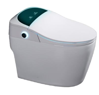 China Double-flow Maker Smart Toilet Tip One-Piece Washing And Drying Automatic Clamshell Without Water Pressure Limit One-Piece Toilet for sale