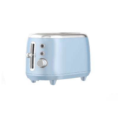 China Household Hot Sale Long Slot Toaster 2 Logo Slice Sandwich Maker With Stainless Steel Panel for sale