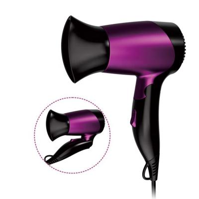 China Mini Travel Hair Blow Dryer Collapsible Professional Collapsible with Diffuser 1200w for sale