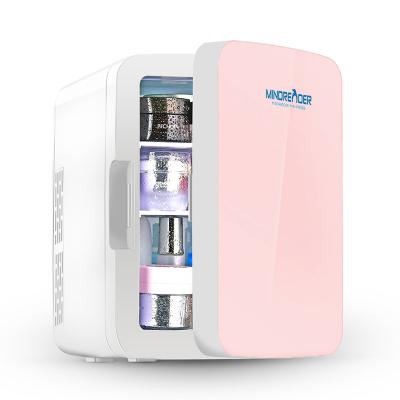 China New Custom 10L Small Portable THERMOELECTRIC Cosmetic Fridge Beauty Mini Fridge For Skin Care for sale