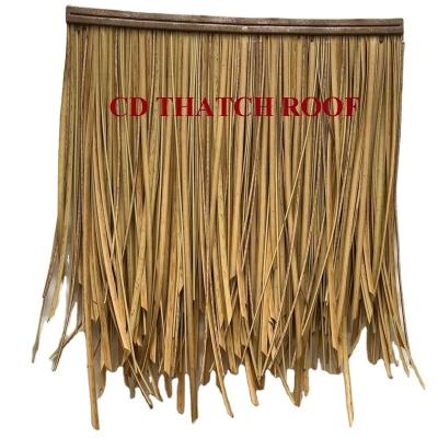 China Synthetic Thatch Roof Soft Plastic Head Eco - Friendly / Fire Retardant for sale