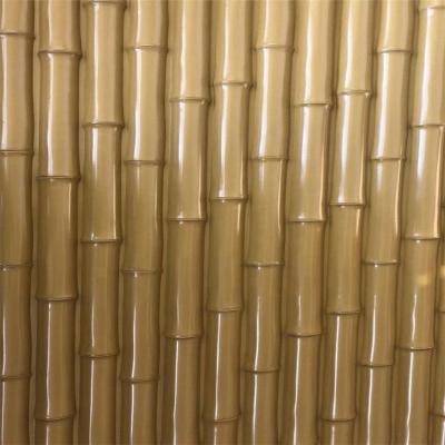 China UV resistance bamboo board / factory supplies high quality outdoor waterproof barrier fence simulation for sale