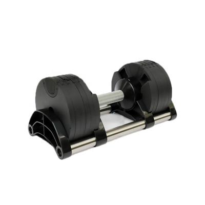 China Durable Custom Wholesale Free Weight Gym Equipment Adjustable Dumbbell 50lbs For Man Workout for sale