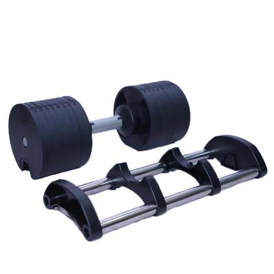 China High Quality First Generation Gym Fitness Equipment 9lbs Increase 80lbs Adjustable Weight Weights Adjustable Dumbbell for sale