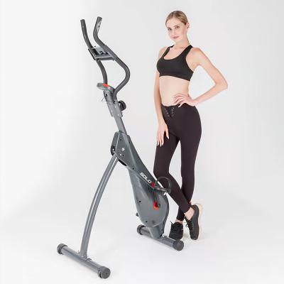 China Hot Selling Home Use On Amazon Home Exercise X-Bike Folding Sports Bike Ultra-Quiet Sports Magnetic Spinning Bike for sale