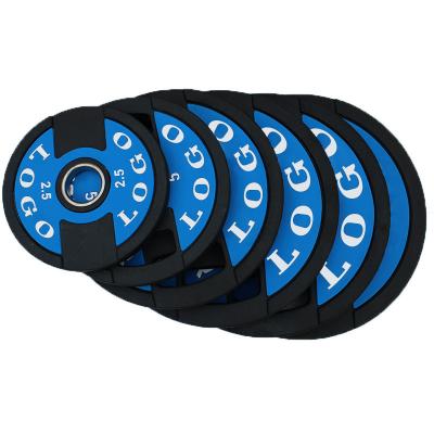 China Durable Factory Supplied Commercial Weight Plate Creative Design Gym Weight Plates Set for sale