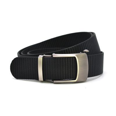 China Fashion Carosung Wholesale Custom Nylon Belts With Automatic Rubber Stopper Buckle for sale