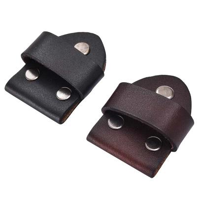 China Fashion Carosung Custom Logo Leather Belt Tabs Accessories for sale