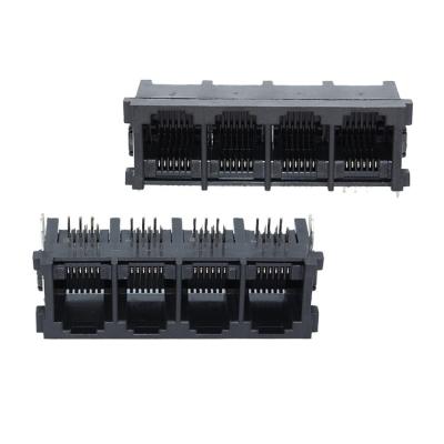 China PCB DGKYD52251466IWA1DY1006 6p6c 4 ports rj11 connector for sale