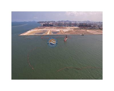 China Strong Wind And Wave Resistance Popular Customized Solid Float Rubber Boom For Oil Spill Containment Boom, Floating Boom, Seaweed Fence Barrier Product for sale