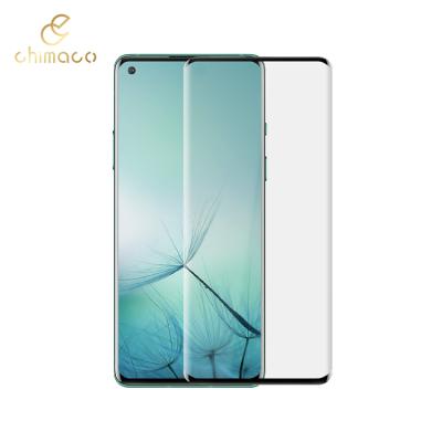 China Mobile Phone HD 3D/5D Curved Edge Full Coverage Tempered Glass Screen Protector For Oneplus 8 pro for sale