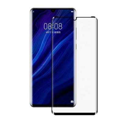 China Anti Shock / Anti Scratch / Anti Oil Factory Price 5D Curved Edge Tempered Glass Screen Protector For Huawei P30 for sale