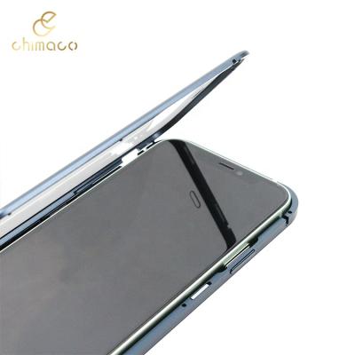 China Cell Phone Accessories 360 Magnetic Anti Scratch / Shockproof Metal Phone Case For Iphone 12 Pro Case for sale