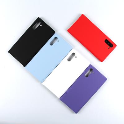 China Protect High End Liquid Silicone Phone Case Phone Cover For For Samsung Note 10 Case for sale